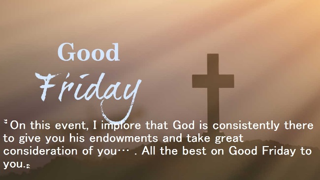 Good Friday 2020 message