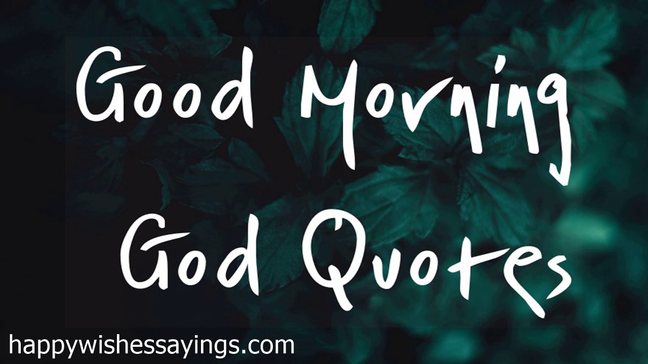 Good Morning Godly Quotes