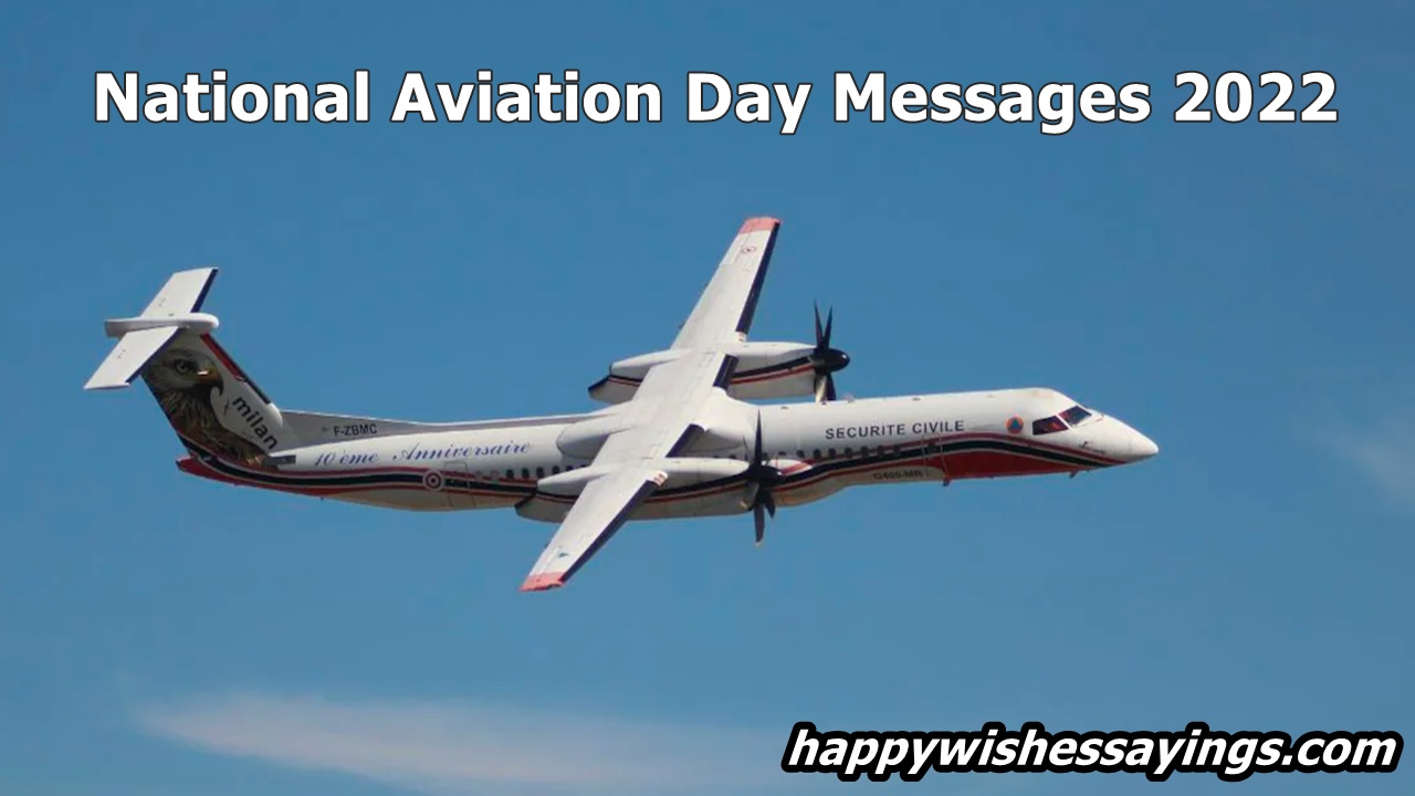 National Aviation Day Messages